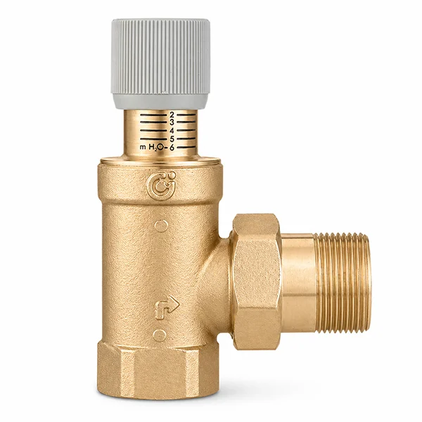 Дифференциальный перепускний клапан Caleffi Ø 1-1/4" - 1÷6 m H₂O, t. max.=0...110 °C, Pa. max=10 bar